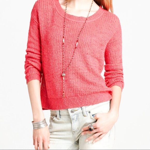Free People Sweet Jane Back Sweater - Picture 1 of 5